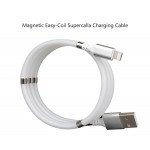 Wholesale Magnetic Tangle Free iPhone Charging Cable -  Fast IP Lighting Charging Cable for Easy Storage and Organization for iPhone, iDevice (Black)